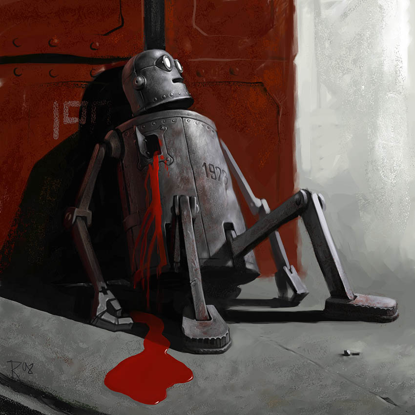 Robot_is_dead_by_Waldemar_Kazak